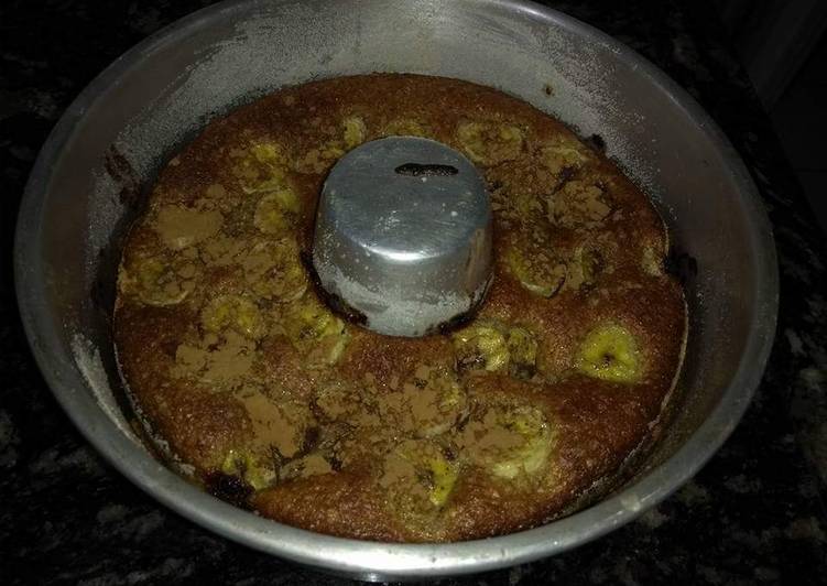 Bolo de banana integral