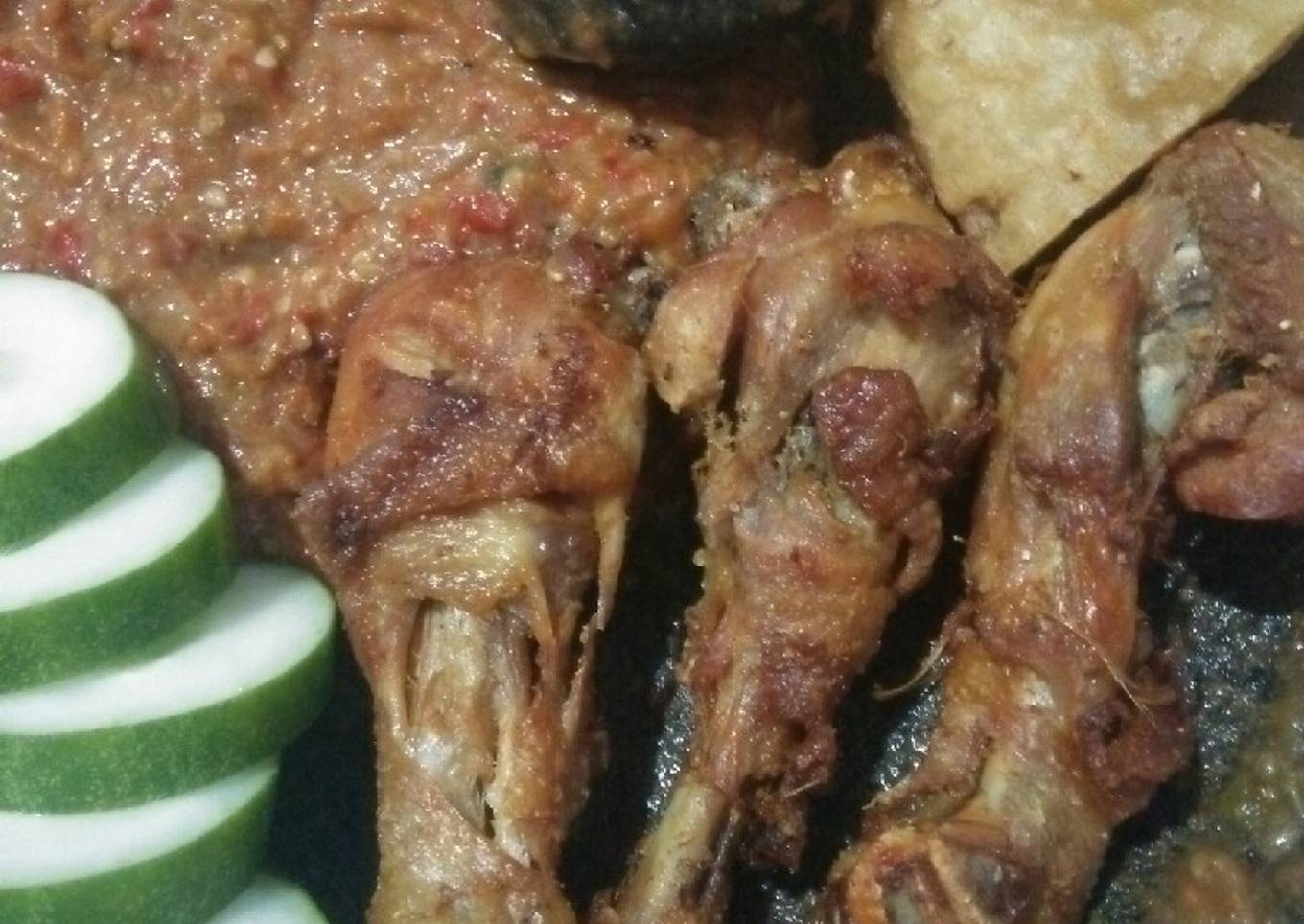 Resep Ayam goreng dan sambal ala ala lamongan Anti Gagal