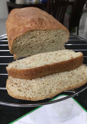 Foto resep Ketobetic Loaf Bread / Roti Tawar Keto / Low Carb Bread - made with bread maker