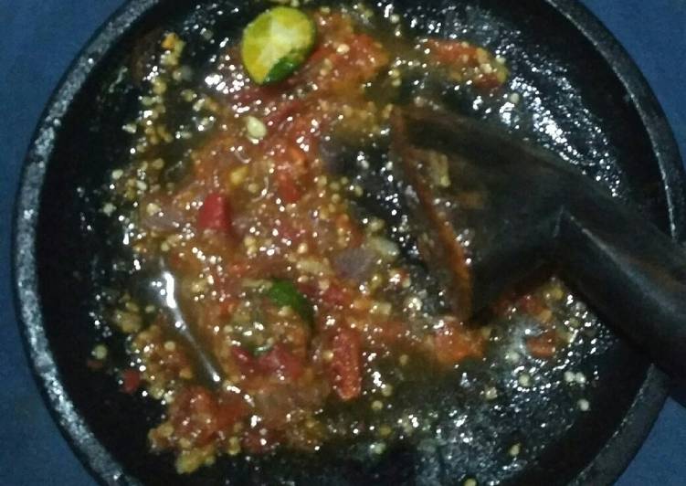 Resep Sambel uleg rumahan Anti Gagal