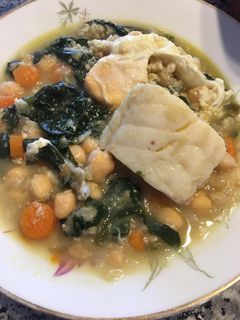 Una foto de Potaje de Vigilia, receta familiar de mi madre y mi hermana Lola