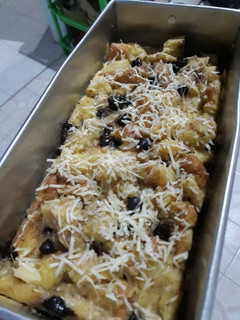 Foto resep Puding Roti panggang #seninsemangat