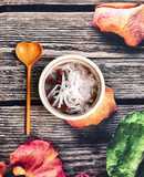 Chè Đậu Đen Trân Châu Cốt Dừa