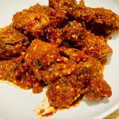 A picture of Sambhal Chicken- Malaysian Style.