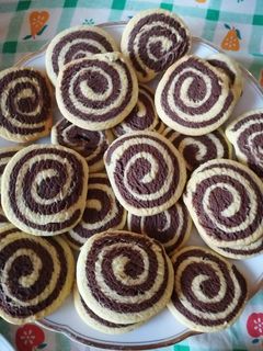 Csíkos keksz 🍪 recept fotója
