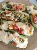 Calabacitas rellenas. ॐ