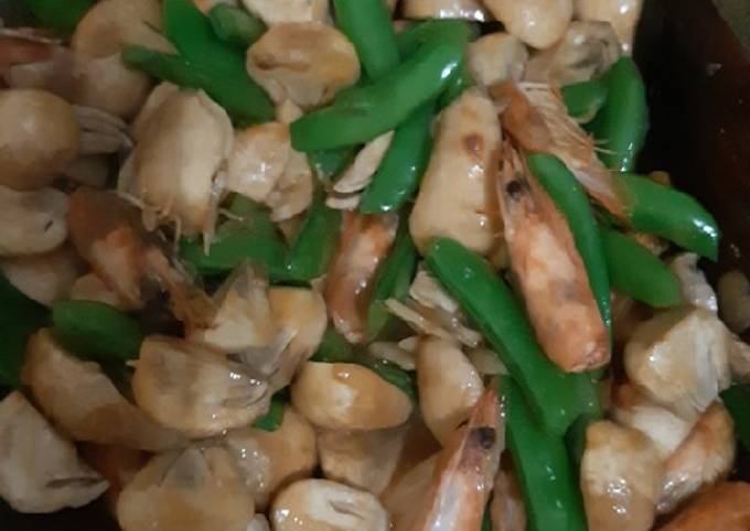 Resep Oseng Kapri(Snap Peas) Dengan Jamur Anti Gagal