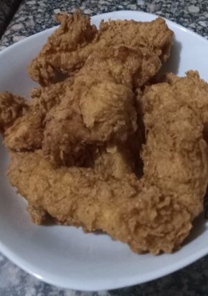صورة لوصفة فراخ كنتاكي زي بتاعت برا واحلى 😋🍗❤
