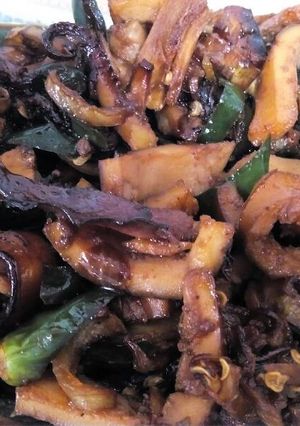 Foto resep Cumi asap cabe ijo