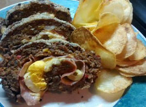 Una foto de Pan de carne arrollado muy fácil