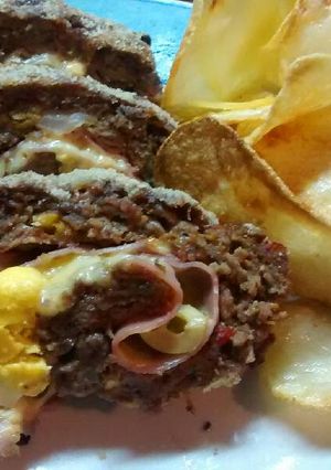 Una foto de Pan de carne arrollado muy fácil
