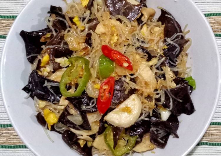 Resep Oseng Soun + Jamur kuping yang Lezat