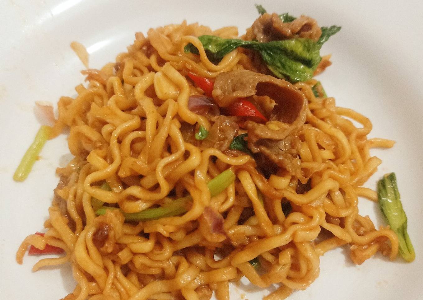 Mi goreng dengan Beef