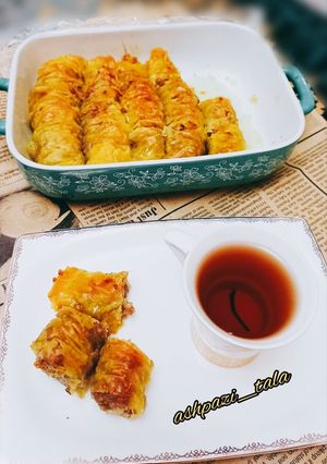 عکسی از دستور باقلوا