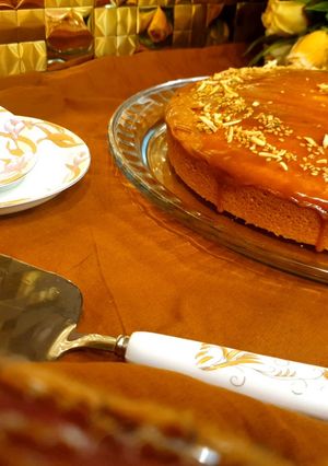 عکسی از دستور کیک توفی با سس کارامل😋