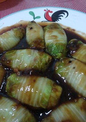 Foto resep Sawi Gulung Isi Daging