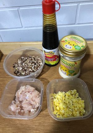 Foto resep MPASI Ayam Jamur Kecap