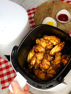 Foto principal de Alitas de pollo en freidora de aire Cecofry