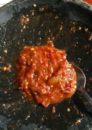 Foto resep Sambal terasi goreng nikmat