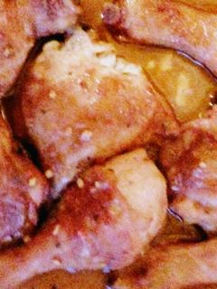 Mézes- mustáros- ketchupos csirkecomb recept fotója