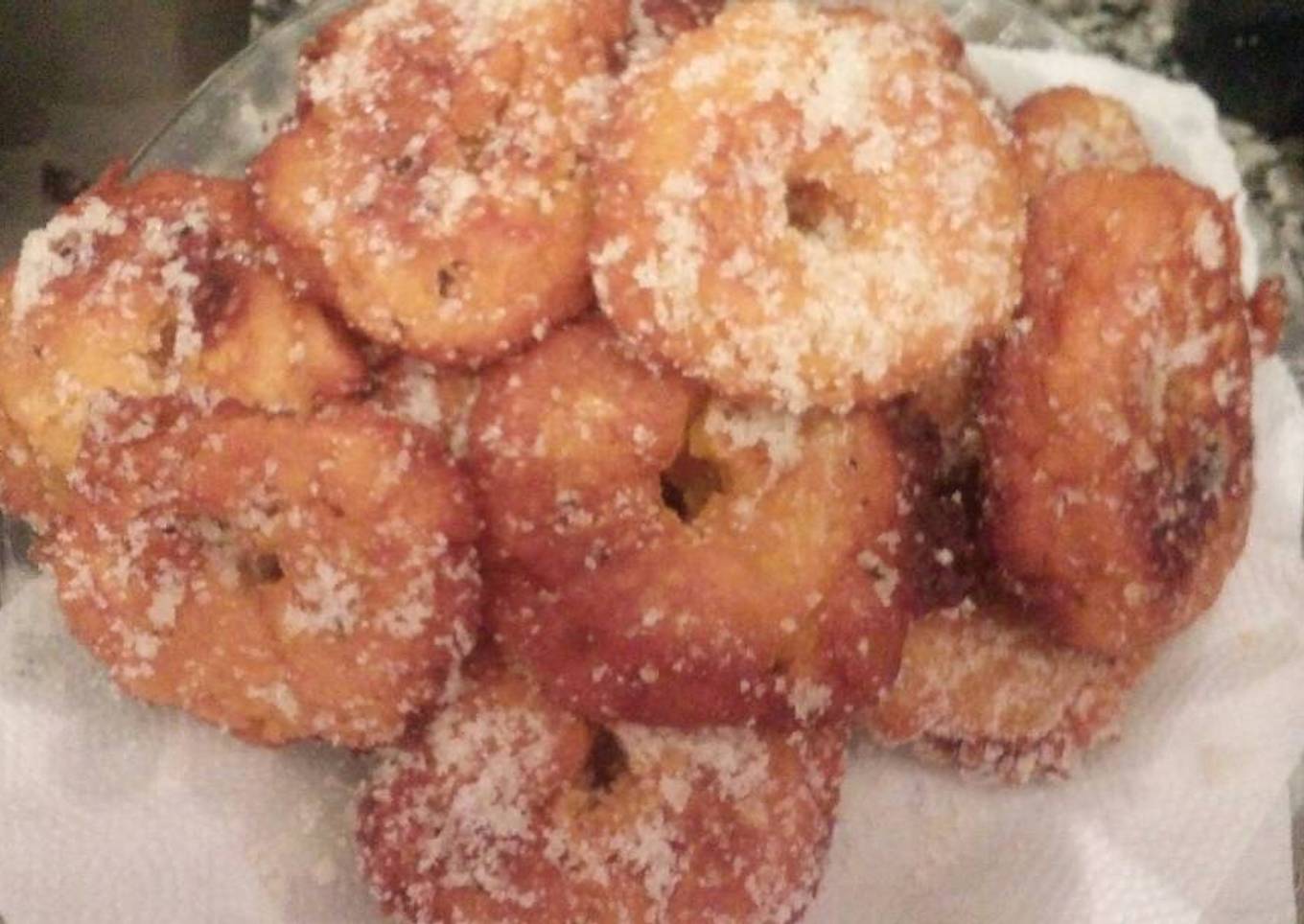 Buñuelos de calabaza dulces y fritas