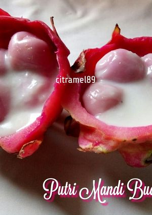 Foto resep Putri Mandi Buah Naga