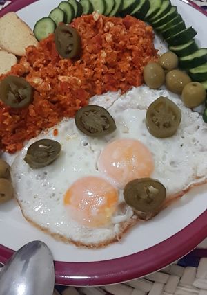 عکسی از دستور تخم مرغ عسلی خوشمزه و املت