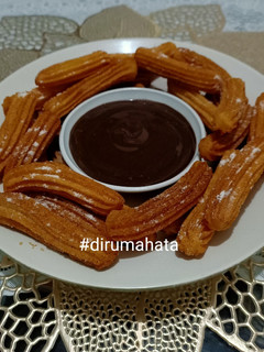 Foto resep Churros Saos Coklat 🌰