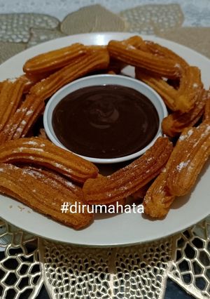 Foto resep Churros Saos Coklat 🌰