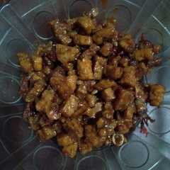 รูปของ Orek tempe baby cumi asin