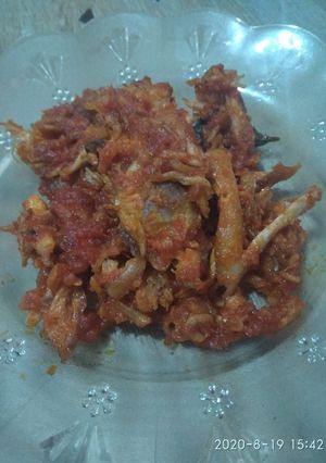 Foto resep Sambel teri ayam suir 😁