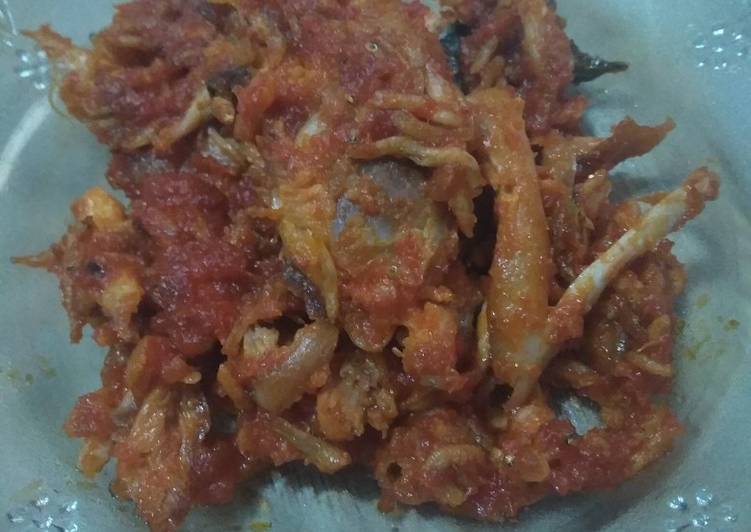 Cara Gampang Menyiapkan Sambel teri ayam suir 😁 yang Enak Banget
