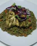 Pollo peruano con quinoa