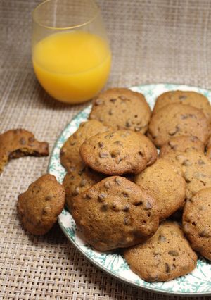 Une photo de Cookies aux pépites de chocolat