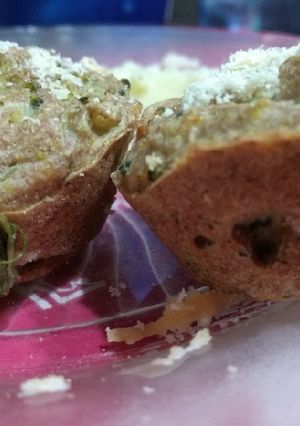 Una foto de Muffins integrales c/ vegetales