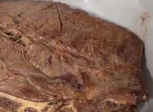 Foto de Costeletão de Vitela grelhado