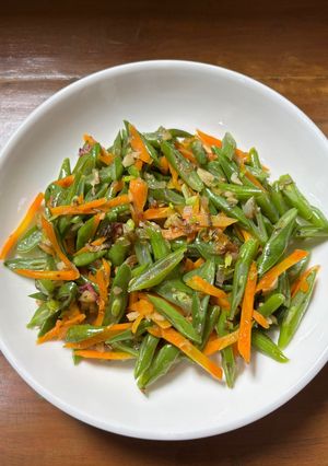Foto resep Tumis buncis dan wortel