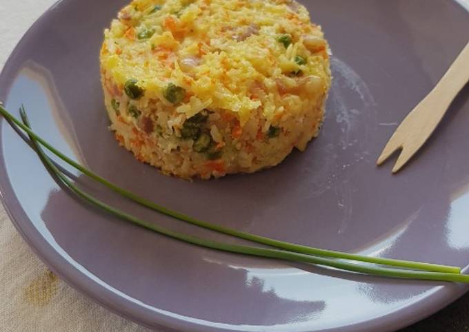 Gateau De Riz Aux Petits Legumes De Mi Jo Cookpad