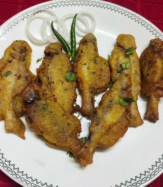 A picture of Topse or Mango Fish Batter Fry.