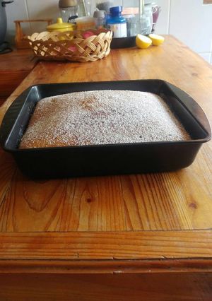 Una foto de Queque de plátanos y proteína