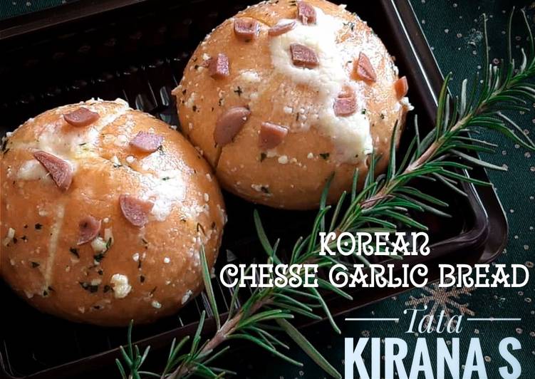 Korean Chesse Garlic Bread (tanpa ulen & tanpa cream chesse)