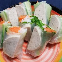 Vietnamese Rice Paper Roll 越南春捲 A picture of Vietnamese Rice Paper Roll 越南春捲.