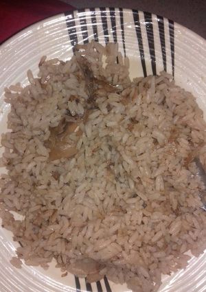 A picture of Sea food jollof rice.