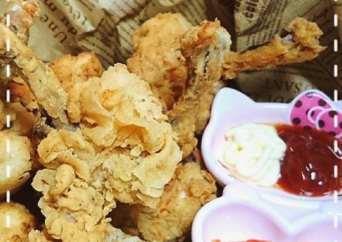 Crispy fried chicken foto resep utama