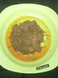 Rendang daging sapi bumbu instan