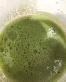 Batido de guayaba-espinacas-almendras (smoothie)