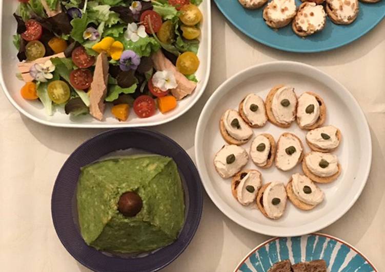 Canapés para Navidad
