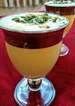 A picture of Holi special thandai.