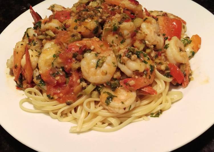 Steps to Prepare Award-winning Shrimp Scampi