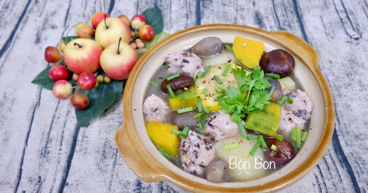Cách Làm Món Canh Mọc Nấu Rau Củ của Bòn Bon - Cookpad